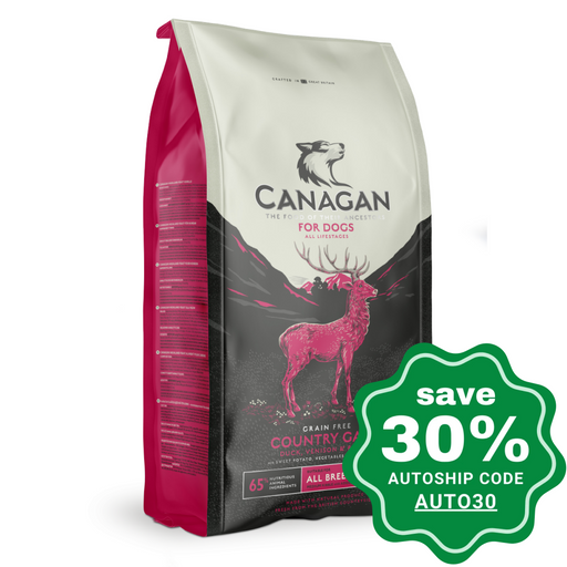 Canagan - Grain Free Dry Dog Food - Country Game - 12KG - PetProject.HK