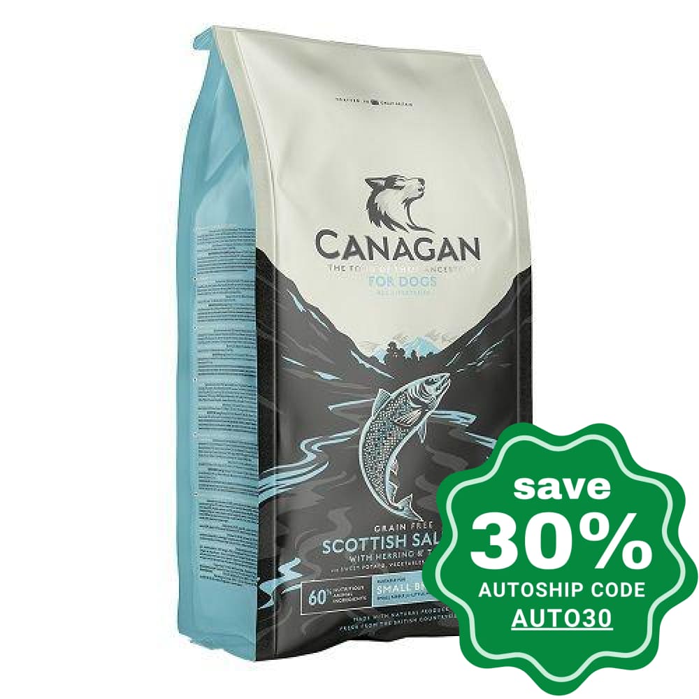 Canagan - Grain Free Dry Dog Food Scottish Salmon For Small Breed 6Kg Dogs