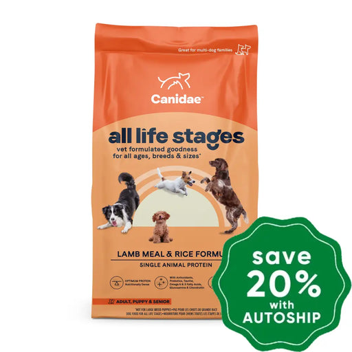 Canidae - All Life Stages Dry Dog Food Lamb 30Lb Dogs