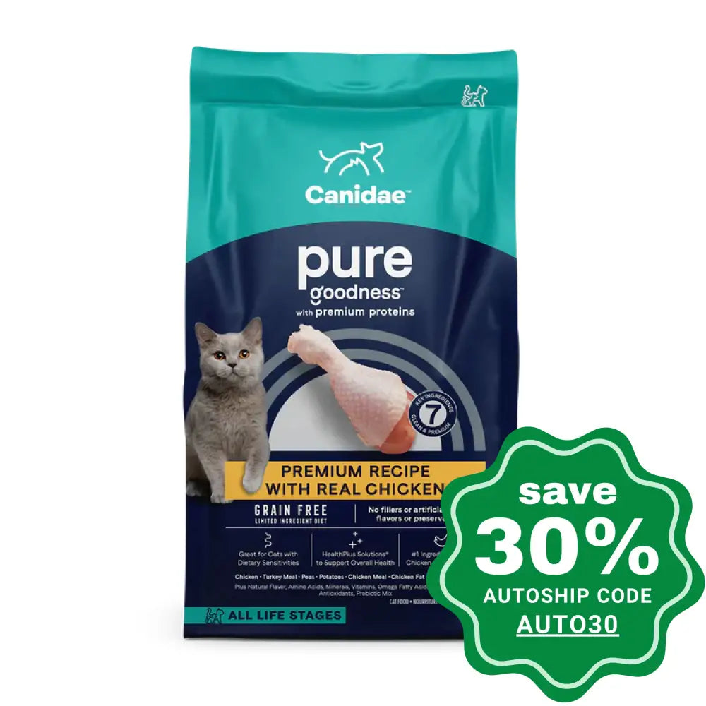 Canidae - Grain Free Dry Cat Food Pure Goodness® Chicken 10Lb Cats