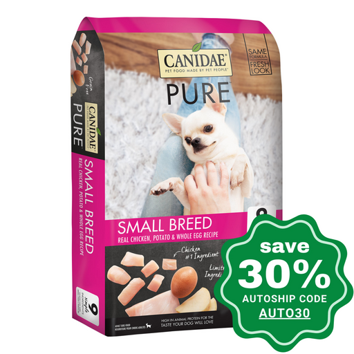 Canidae - Grain Free Dry Dog Food Pure Adult Small Breeds 4Lb Dogs