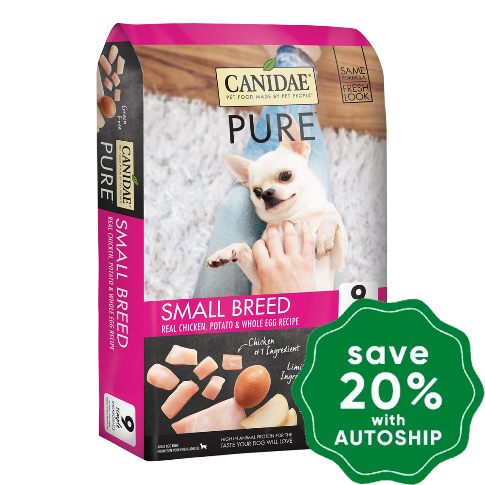Canidae - Grain Free Dry Dog Food Pure Adult Small Breeds 4Lb Dogs