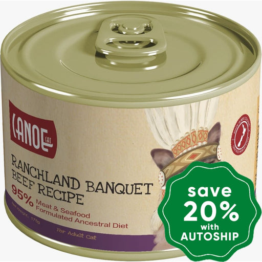 Canoe Cat - Canned Food Ranchland Banquet Beef Recipe 175G (Min. 24 Cans) Cats