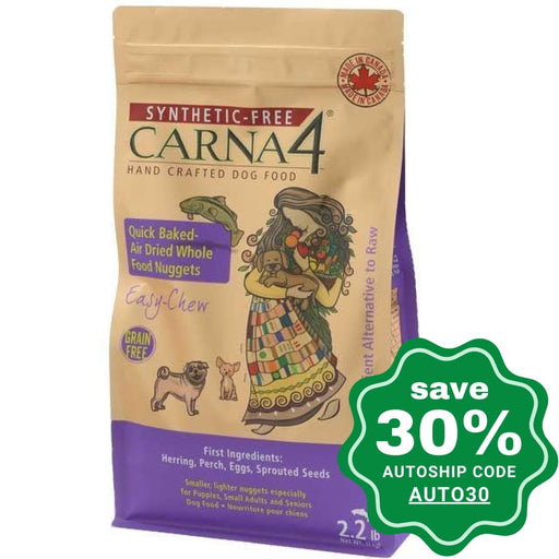 Carna4 - Dry Food For Small Breed Dogs Grain Free Air-Dried Fish Recipe 10Lb