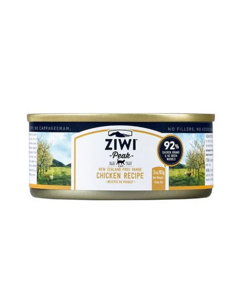Ziwipeak - 濕潤雞肉配方貓罐頭 - 85克（最少24罐）