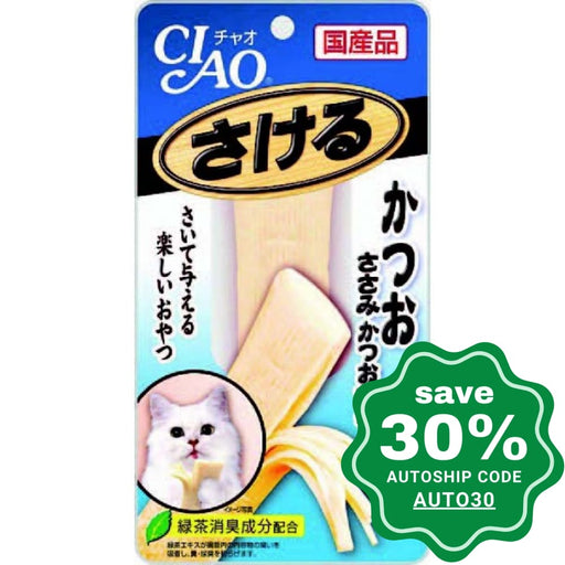 CIAO - Cat Treat - Chicken and Skipjack Tuna Flavored Skipjack Tuna Stick - 25G (6 Packs) - PetProject.HK