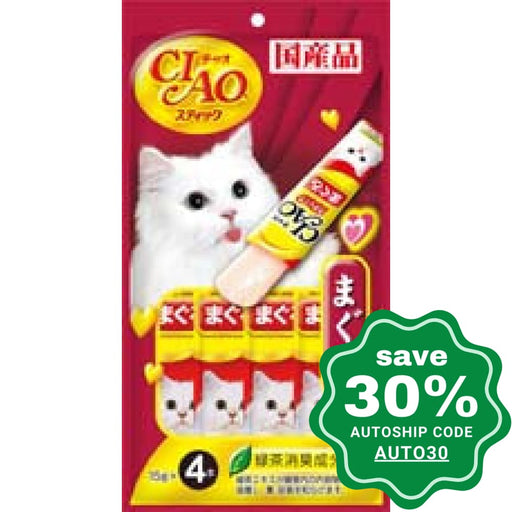 CIAO - Cat Treat - Tuna Slice - 4 X 15G (6 Packs) - PetProject.HK