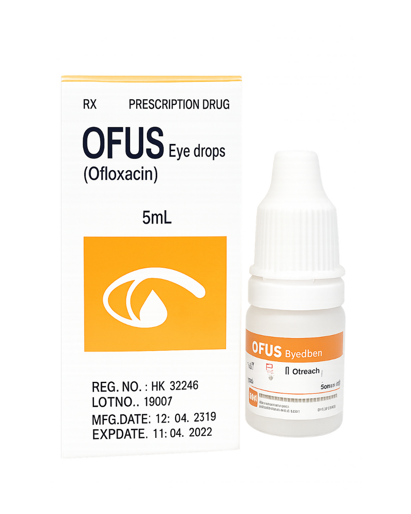Stephan - OFUS 眼藥水（氧氟沙星 0.3%）- 貓狗適用無菌眼用溶液 - 5毫升