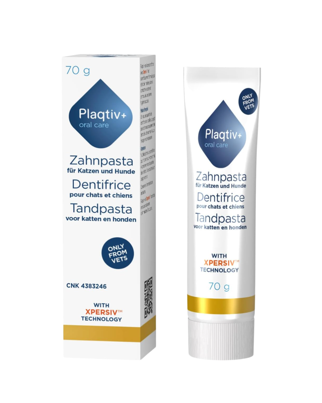 Ecuphar - Plaqtiv+ Toothpaste for Dogs & Cats - 70G - PetProject.HK