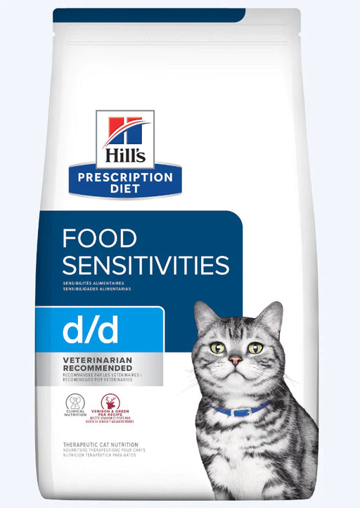Hills Prescription Diet - Dry Cat Food Feline D/d Skin/food Sensitivities Venison & Green Pea 3.5Lbs