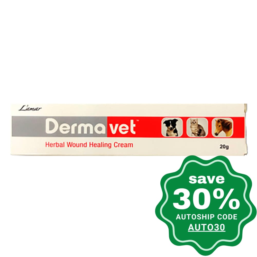 Dermavet - Herbal Wound Healing Cream For Pet 20G Dogs & Cats