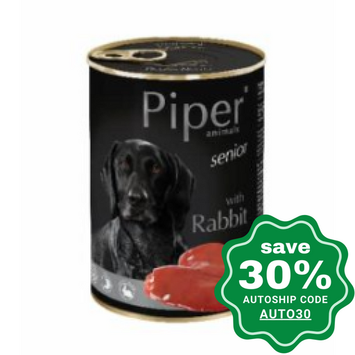 Dolina Noteci - Piper Premium Wet Senior Dog Food Rabbit 400G (Min. 24 Cans) Dogs