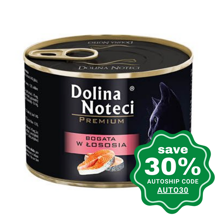 Dolina Noteci - Premium Wet Cat Food Rich In Salmon 185G (Min. 12 Cans) Cats