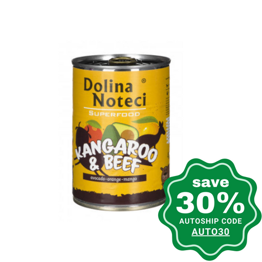 Dolina Noteci - Superfood Wet Dog Food Kangaroo & Beef 400G (Min. 6 Cans) Dogs