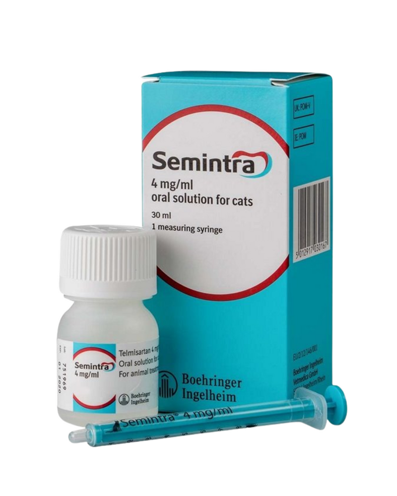 Semintra (Telmisartan) 4mg/ml Oral Solution for Cats - 30ML