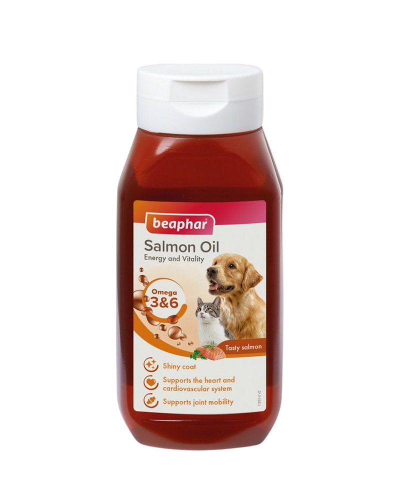 Beaphar - Salmon Oil Supplement For Dogs & Cats - 430ML