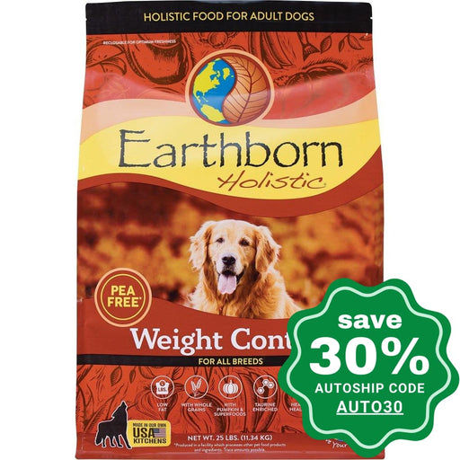 Earthborn - Holistic Grain-Free Dry Dog Food Weight Control For All Breeds 12Kg Dogs