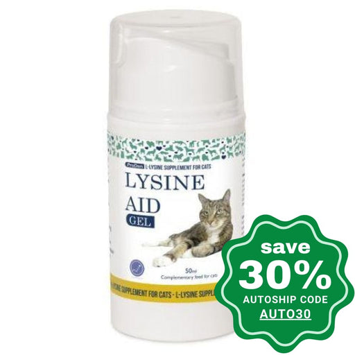 Ecuphar - Lysine Aid Gel 50Ml Cats