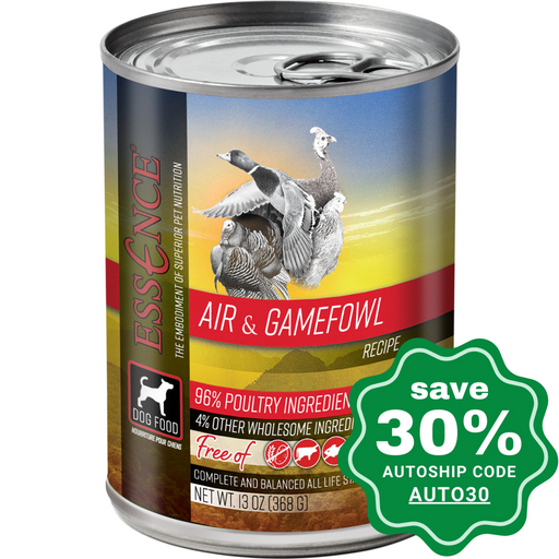 Essence - Dog Wet Food - Air & Gamefowl Dog Recipe - 13OZ (12 cans) - PetProject.HK