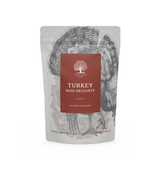 Essential Foods - Dried Treats For Dogs Turkey Mini Delights 100G