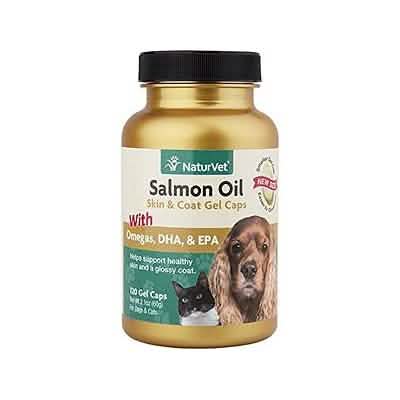 NaturVet Salmon Oil Gel Caps - 1 Capsule (pack of 120)