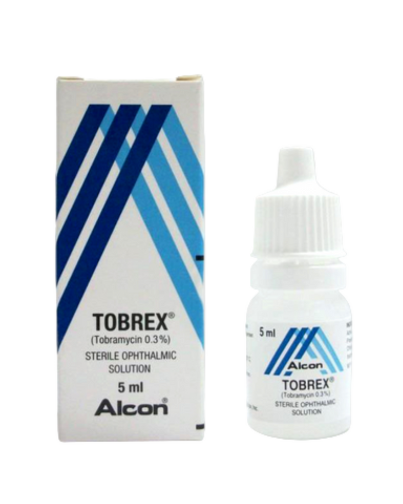 Novartis - TOBREX® Sterile Ophthalmic Solution for Cats and Dogs - 5 ML (Tobramycin 0.3%)