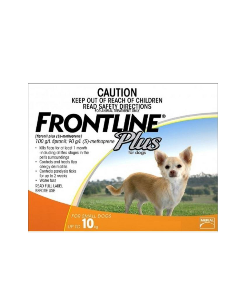 Frontline - Plus for Small Dogs - Up to 10KG - 3PACK