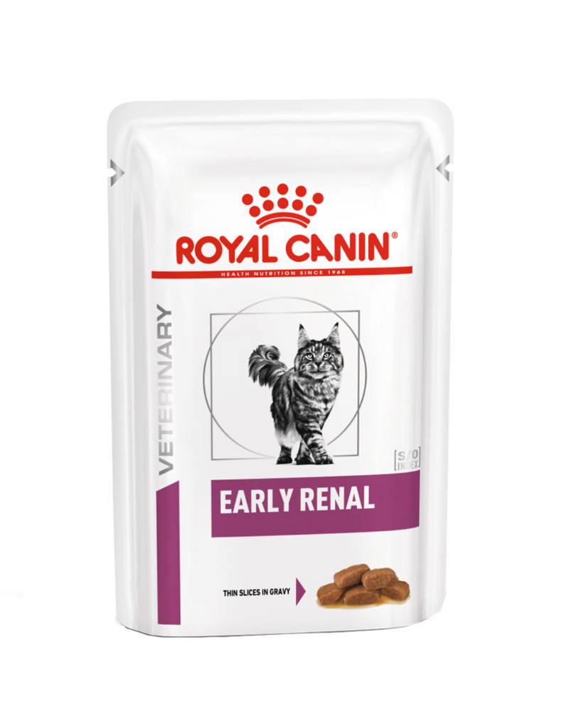 Royal Canin - Wet Food For Cats - Veterinary Diet Early Renal Gravy Pouch - 85G (Min. 12 pouches)