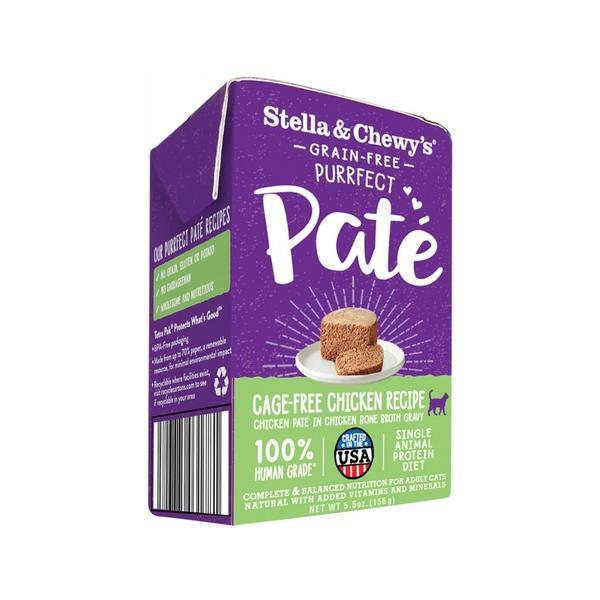 Stella & Chewy's - Cat Wet Food - Purrfect Pate - Cage-Free Chicken - 5.5OZ (12 Cans) - PetProject.HK