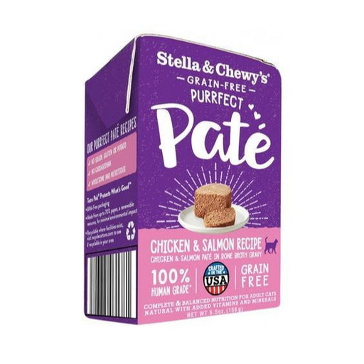 Stella & Chewy's - Cat Wet Food - Purrfect Pate - Chicken & Salmon - 5.5OZ (12 Cans) - PetProject.HK