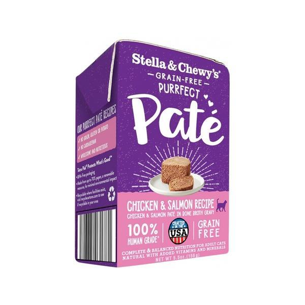 Stella & Chewy's - Cat Wet Food - Purrfect Pate - Chicken & Salmon - 5.5OZ (12 Cans) - PetProject.HK