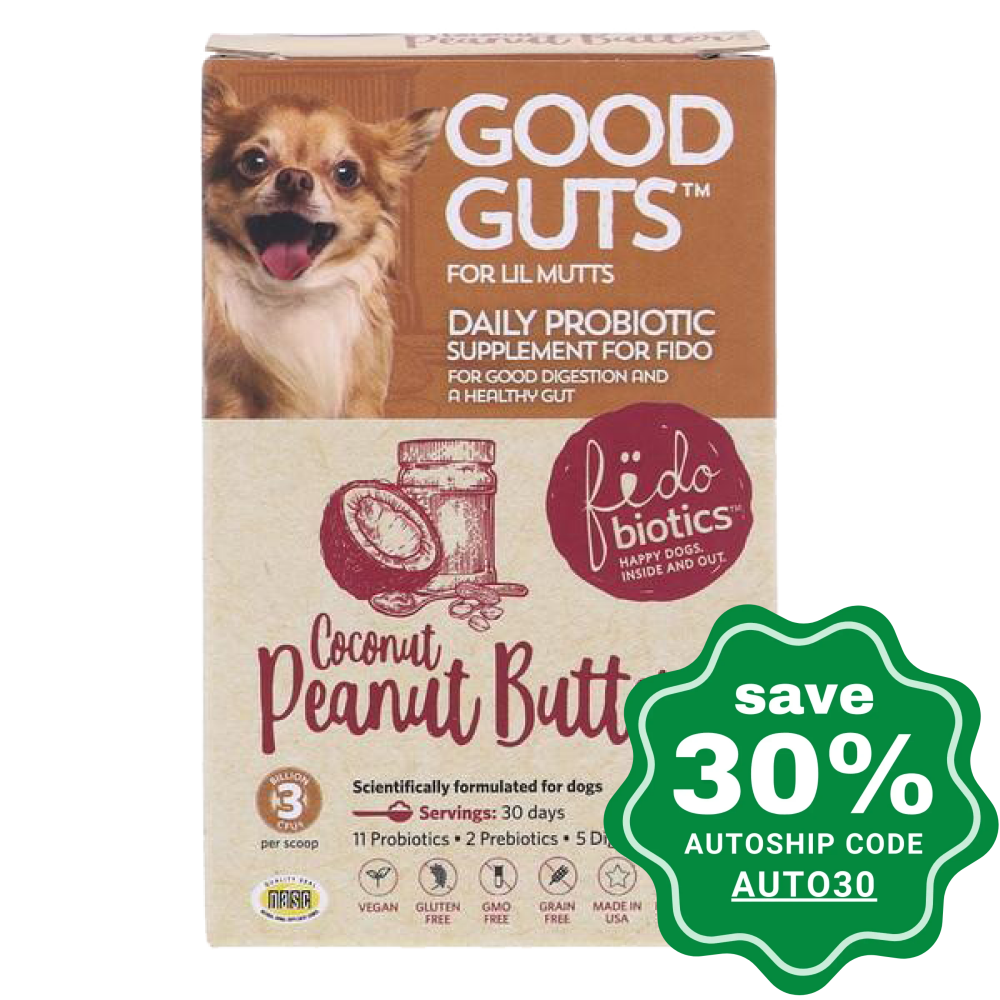 Fidobiotics - Daily Probiotic Supplement - Good Guts For Lil Mutts - 15G - PetProject.HK