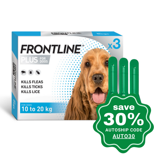 Frontline - Plus For Medium Dogs 10Kg To 20Kg 3Pack