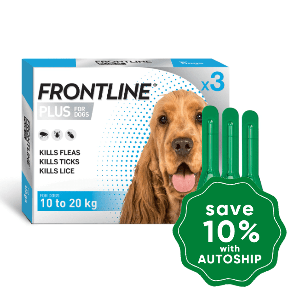 Frontline - Plus For Medium Dogs 10Kg To 20Kg 3Pack