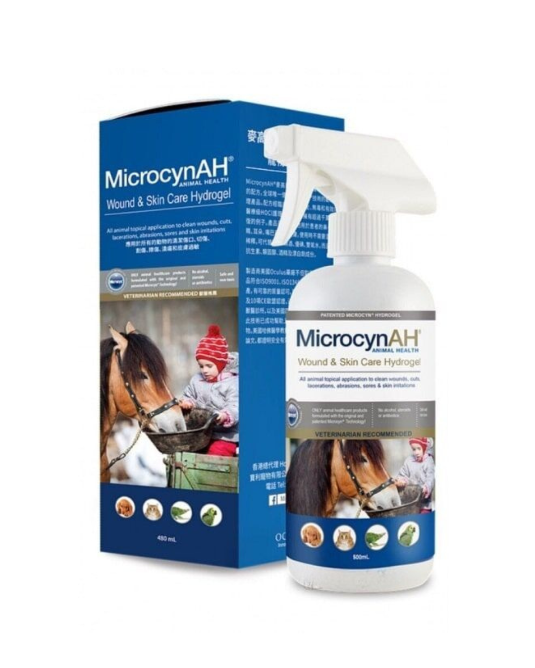 MicrocynAH - Wound & Skin Care Hydrogel - 16OZ - PetProject.HK