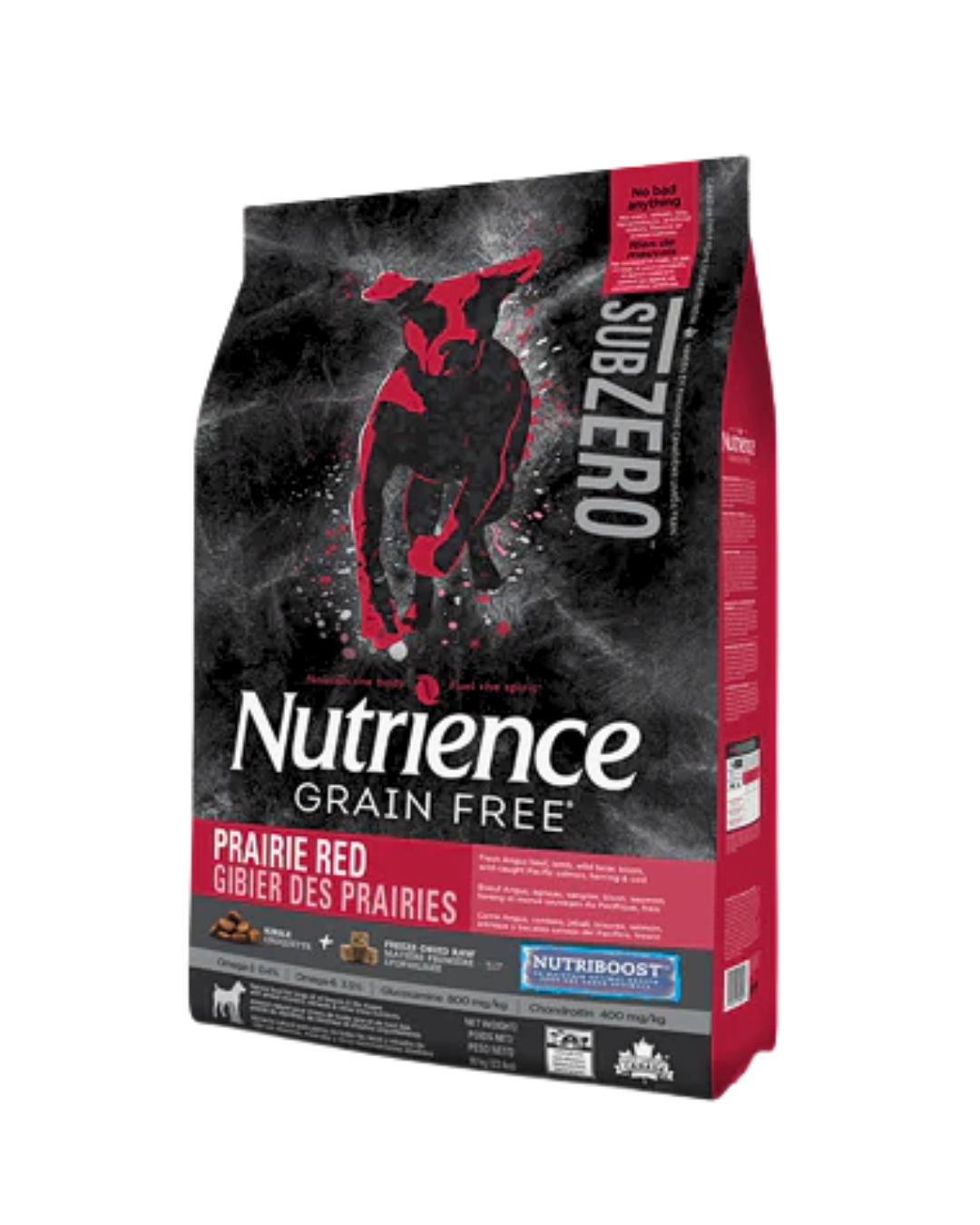 Nutrience - SubZero - 乾狗糧 - 草原紅配方 - 4磅