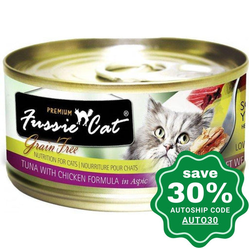 Fussie Cat - Black Label - Tuna with Chicken - 80G - PetProject.HK
