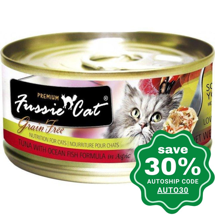 Fussie Cat - Black Label - Tuna with Ocean Fish - 80G - PetProject.HK