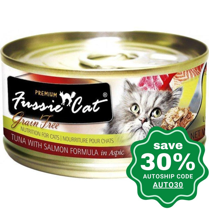 Fussie Cat - Black Label - Tuna with Salmon - 80G - PetProject.HK