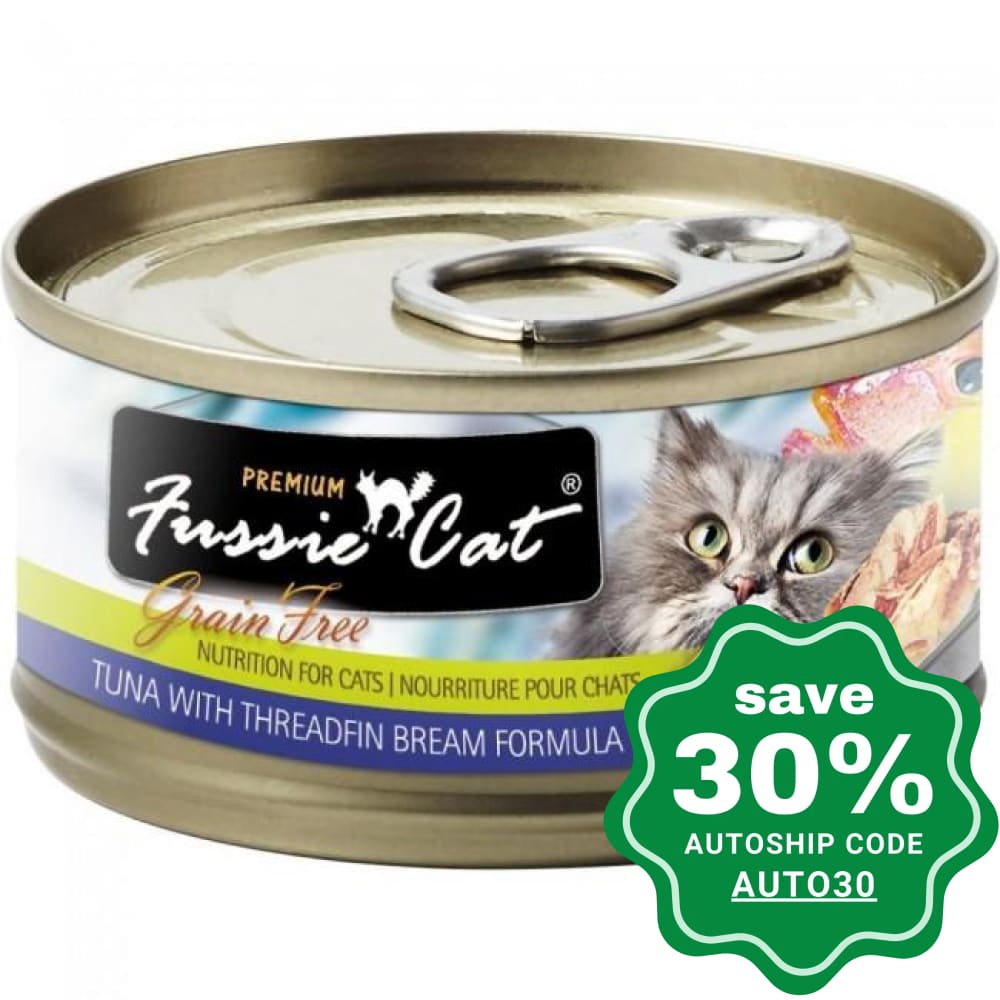 Fussie Cat - Black Label - Tuna with Threadfin Bream - 80G - PetProject.HK