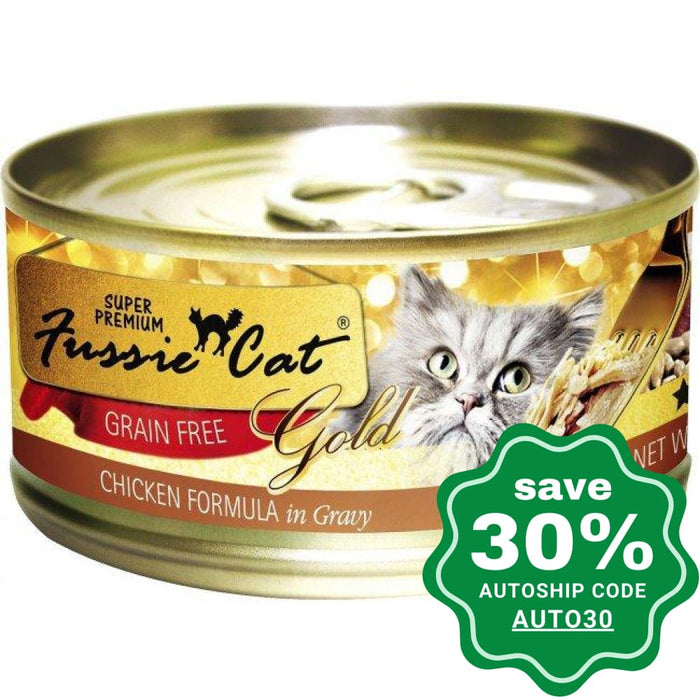 Fussie Cat - Gold Label - Chicken in Gravy - 80G - PetProject.HK