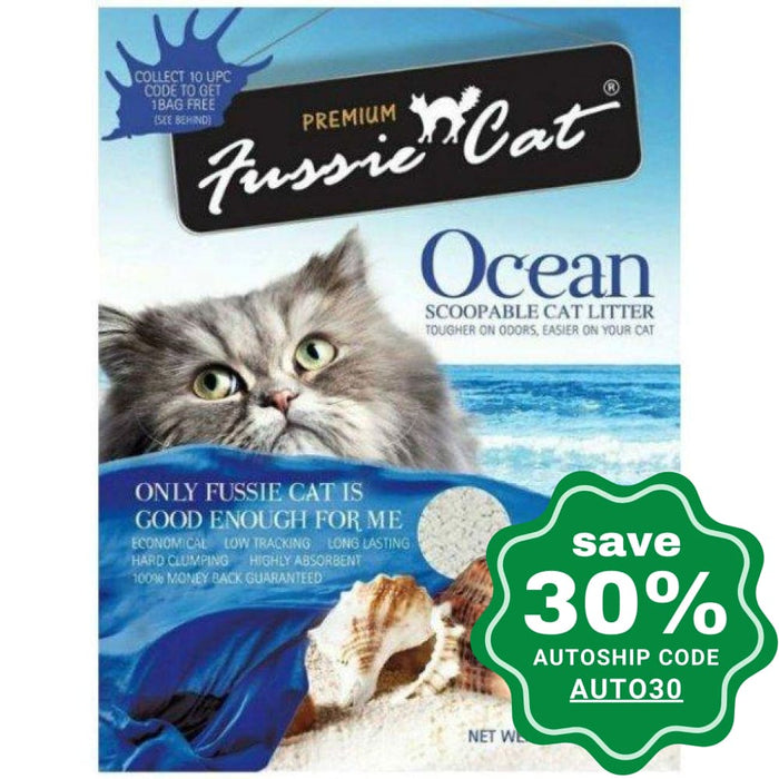 Fussie Cat Litter - Ocean Clay Litter - 10L - PetProject.HK