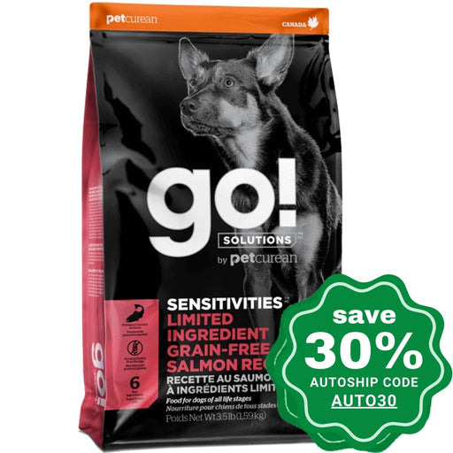 Go! Solutions - Sensitivities Dry Food For Dog Limited Ingredient Grain Free Salmon Recipe 12Lb Dogs