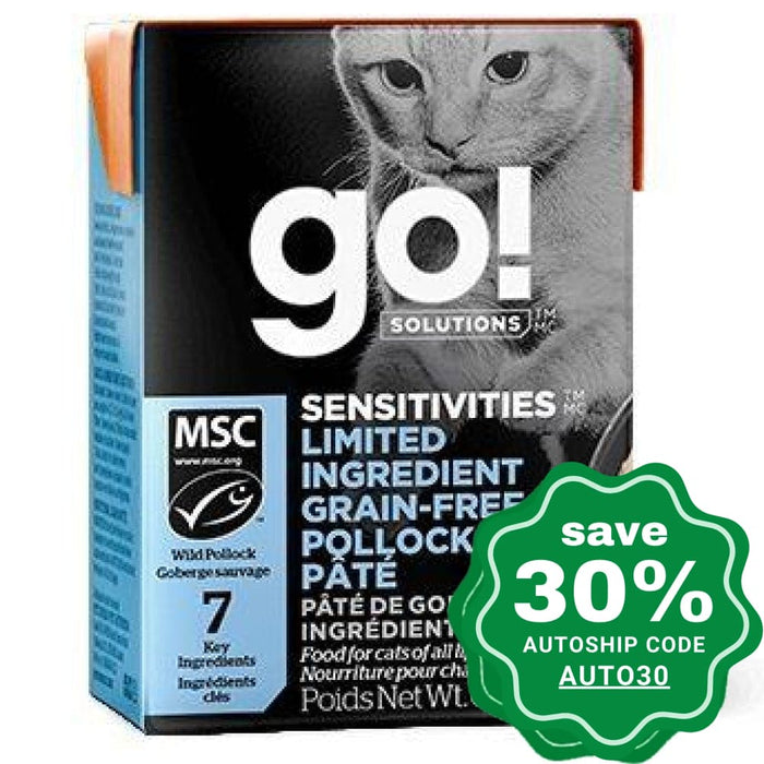 Go! Solutions - Sensitivities Wet Food For Cat Limited Ingredient Grain Free Pollock Pate Recipe