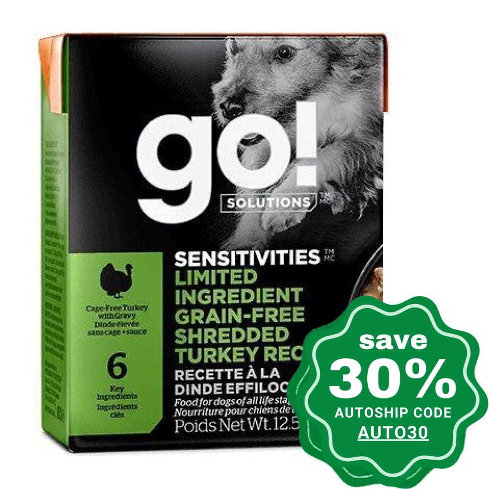 Go! Solutions - Sensitivities Wet Food For Dog Limited Ingredient Grain Free Shredded Turkey Recipe