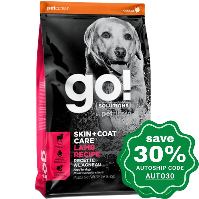 Go! Solutions - Skin + Coat Care Dry Food For Dog Lamb Recipe 12Lb Dogs