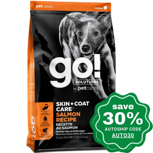 Go! Solutions - Skin + Coat Care Dry Food For Dog Salmon Recipe - 25Lb Dogs