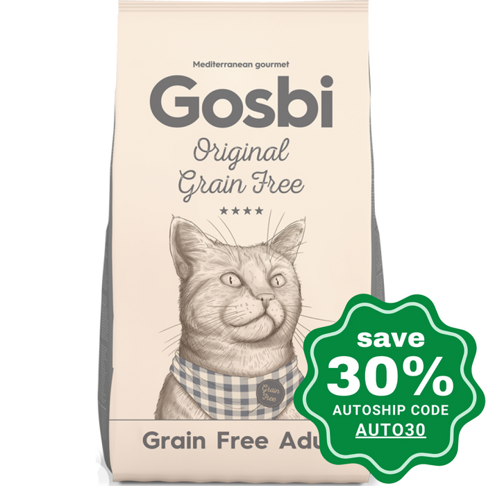 Gosbi - Dry Food For Adult Cats Original Grain Free Recipe 12Kg