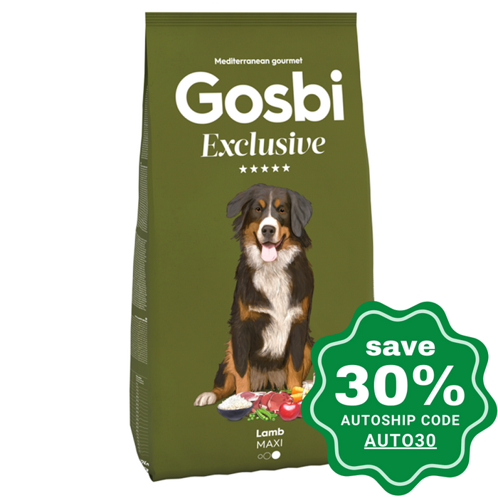 Gosbi - Dry Food For Large Breeds Adult Dogs Exclusive Lamb Maxi Recipe 12Kg