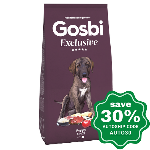 Gosbi - Dry Food For Large Breeds Puppy Exclusive Maxi Recipe 12Kg Dogs